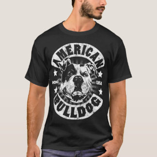 Camiseta de Bulldog estadounidense