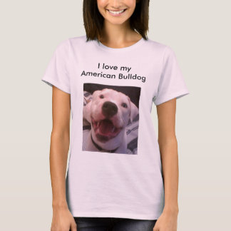 Camiseta de Bulldog estadounidense
