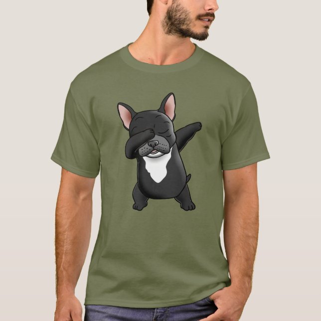 Camiseta de Bulldog francés Dabbing (Anverso)