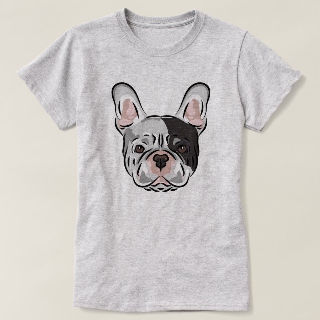 Camiseta de Bulldog francesa (Diseño del anverso)