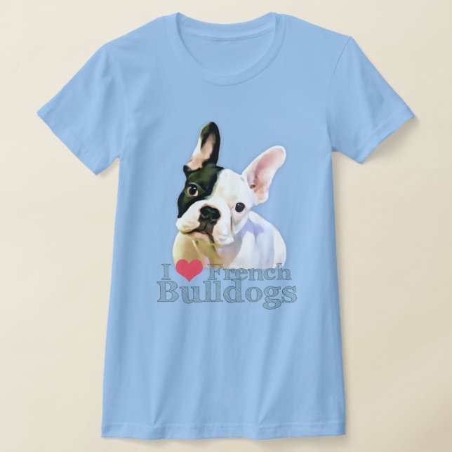 Camiseta de Bulldoges franceses de corazón  (Distribución)