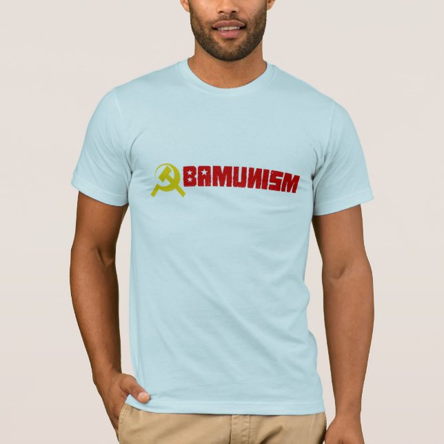 Camiseta de Bumpersticker - de Obamunism (Anverso)