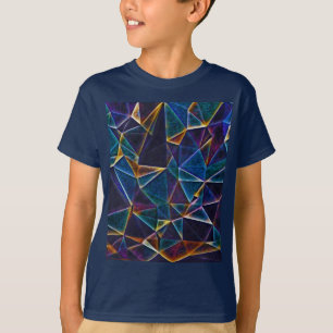Camiseta de burbujas rotas