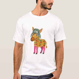 Camiseta de burro con sombrero - Arte popular Plai