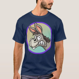 Camiseta de burro enojada