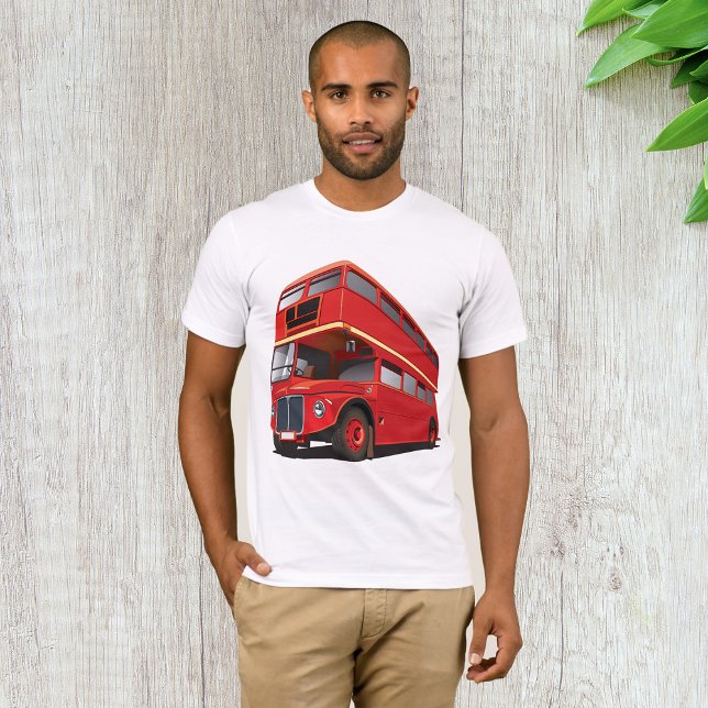 Camiseta de bus rojo de doble decker (Subido por el creador)