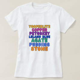 Camiseta de buscador de rocas de Michigan 