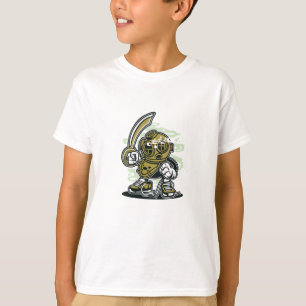 Camiseta de buzo de aguas profundas de dibujos ani