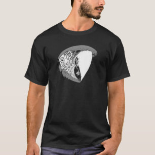 Camiseta de BW del dibujo animado del Macaw de