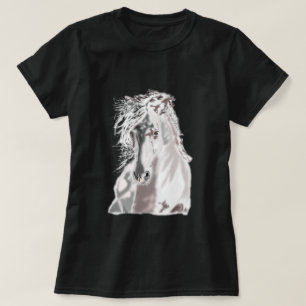 Camiseta de caballo blanco