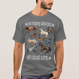 Camiseta de caballo, camiseta de caballo, té ecues