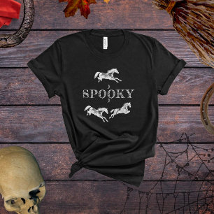 Camiseta de caballo "espeluznante" de Halloween