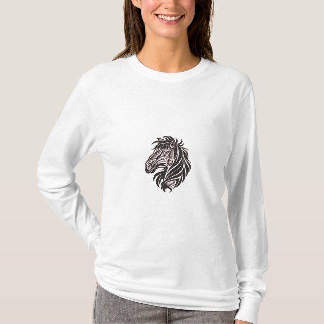 Camiseta de caballo oscuro (Anverso)