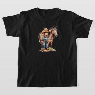 Camiseta de caballo para niños