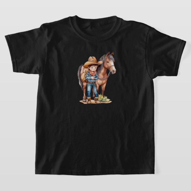 Camiseta de caballo para niños (Distribución)