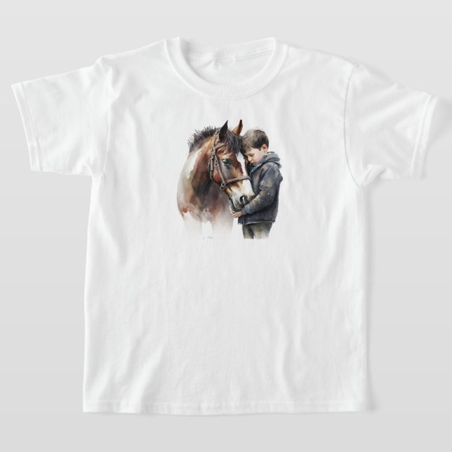 Camiseta de caballo para niños (Distribución)