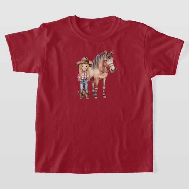 Camiseta de caballo para niños (Distribución)
