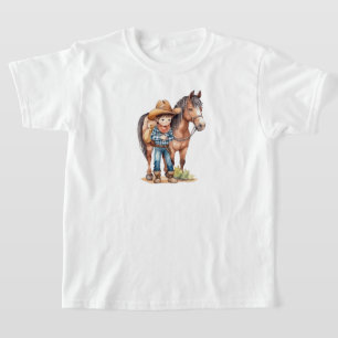 Camiseta de caballo para niños