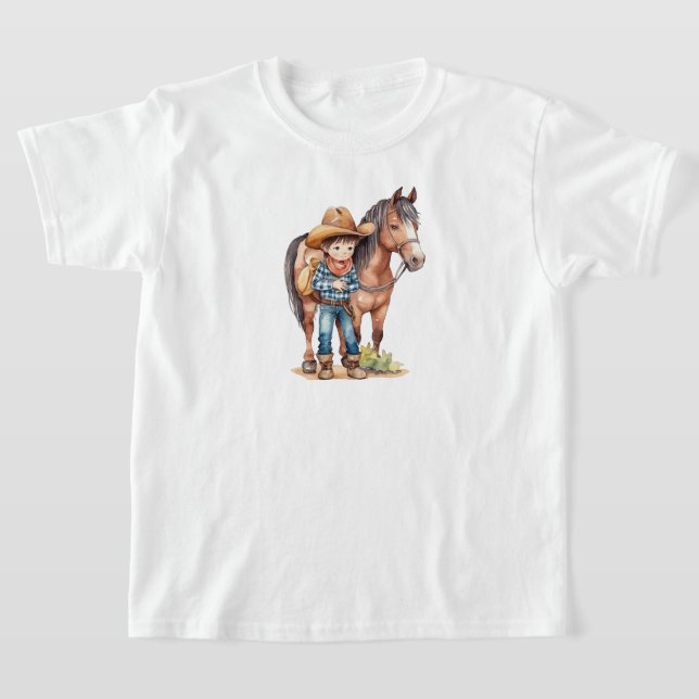 Camiseta de caballo para niños (Distribución)