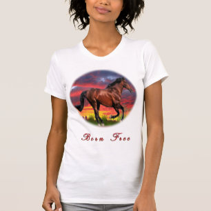 Camiseta de caballo salvaje