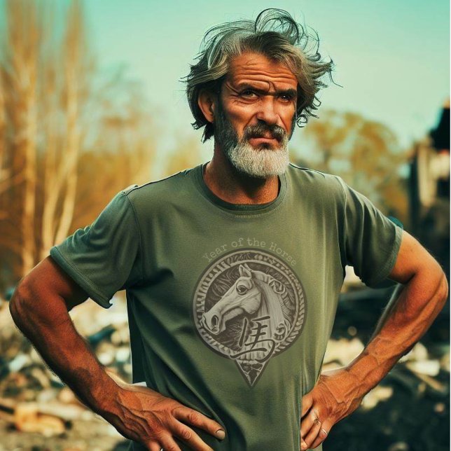 Camiseta de "caballo" zodiaco china (Subido por el creador)