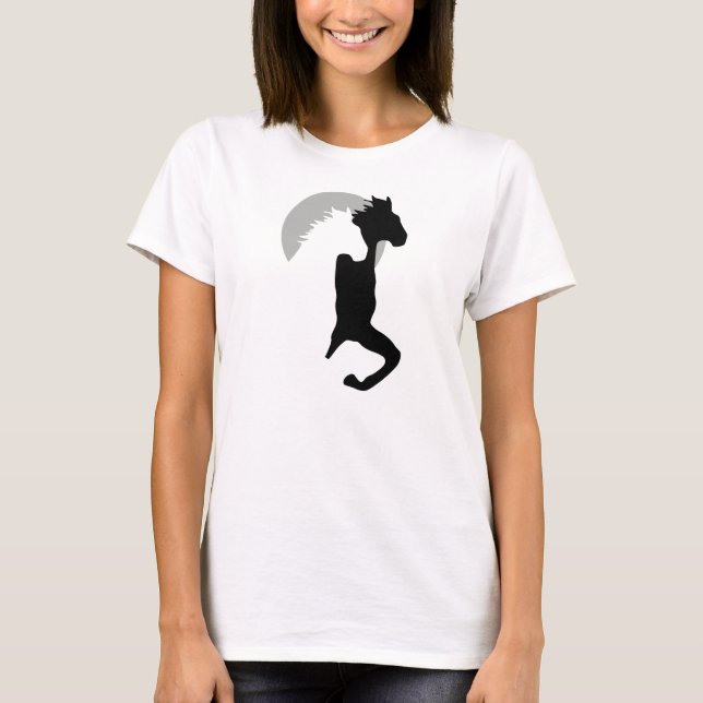Camiseta de caballos corriendo juntos (Anverso)