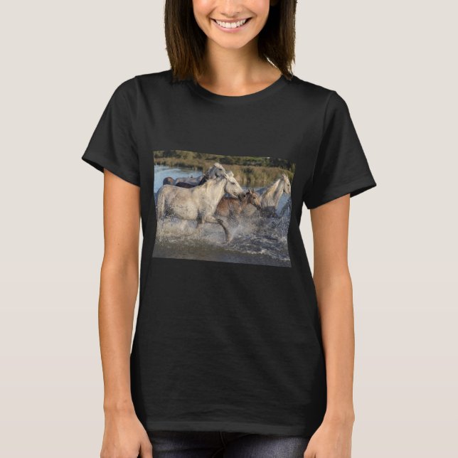camiseta de caballos en marcha (Anverso)