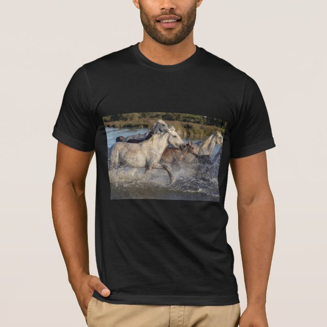 camiseta de caballos en marcha (Anverso)