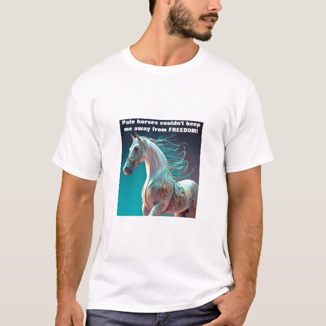 Camiseta de caballos pálidos (ligera) (Anverso)