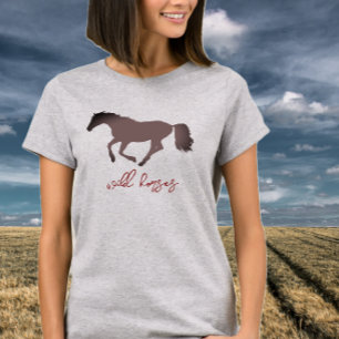 Camiseta de "Caballos salvajes"