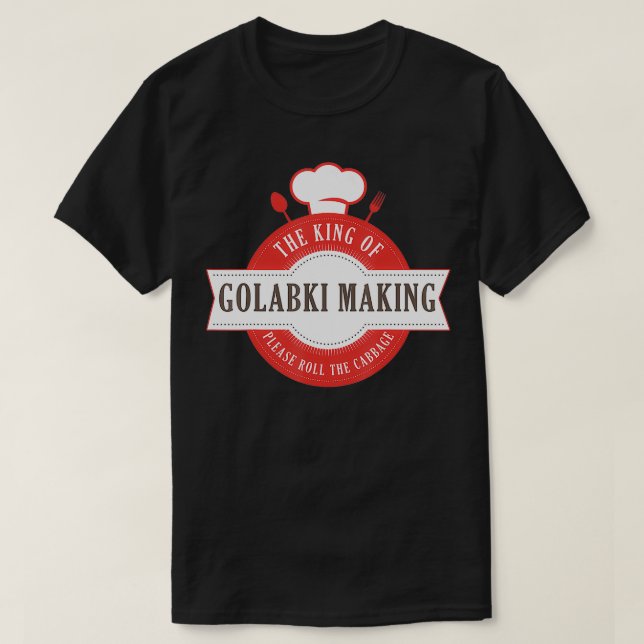 Camiseta De Cabbage Rolls Golabki Dziadek regalo de comida  (Diseño del anverso)