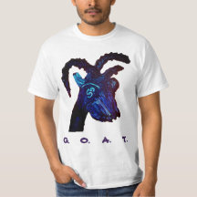 Camiseta de cabeza de cabra