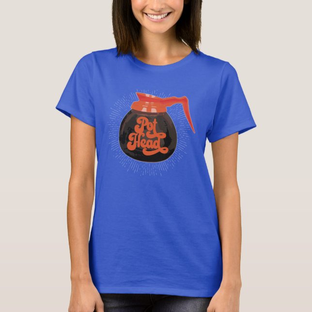 Camiseta de Cabeza de Cafetera (Anverso)