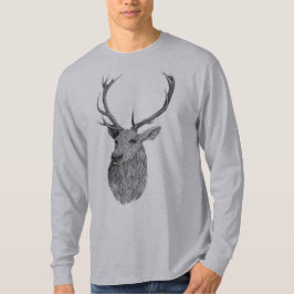 Camiseta de cabeza de ciervo
