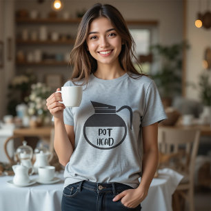 Camiseta De Cabeza De Pot