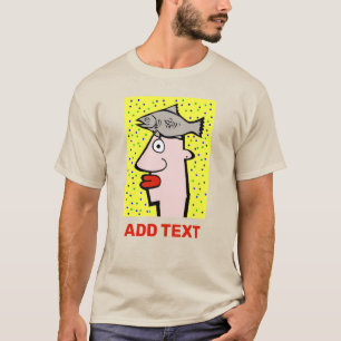 Camiseta De Cabeza Mullet