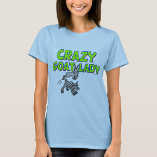 Camiseta de cabra Crazy Goat Lady 5