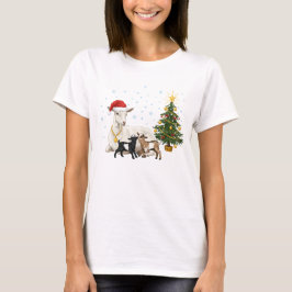 Camiseta de Cabra de Navidad – Naturaleza Rústica