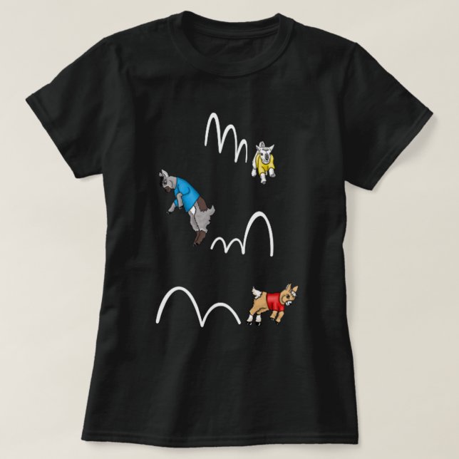 Camiseta de cabra para bebé que se corta (Diseño del anverso)