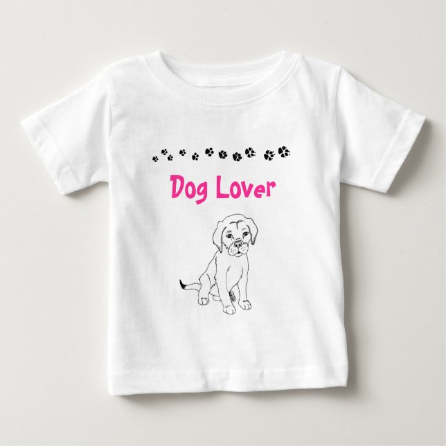Camiseta de cachorro de Dog Lover (Anverso)