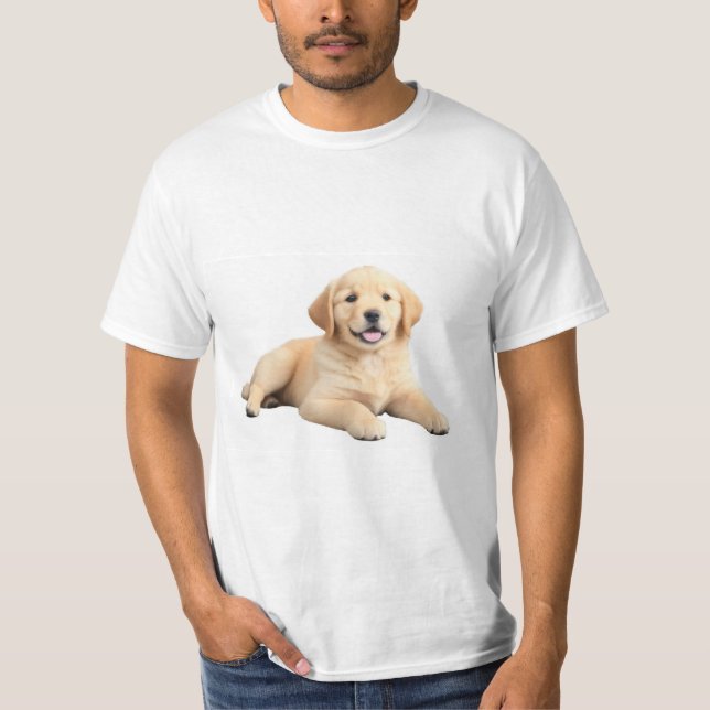 Camiseta de Cachorro de Golden Retriever (Anverso)