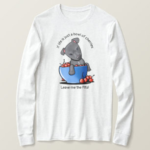 Camiseta de cachorro Pitbull KiniArt