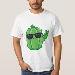 Camiseta de cactus feliz