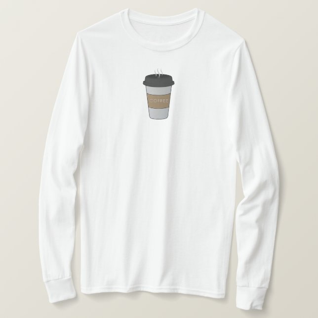 camiseta de café (Anverso del diseño)
