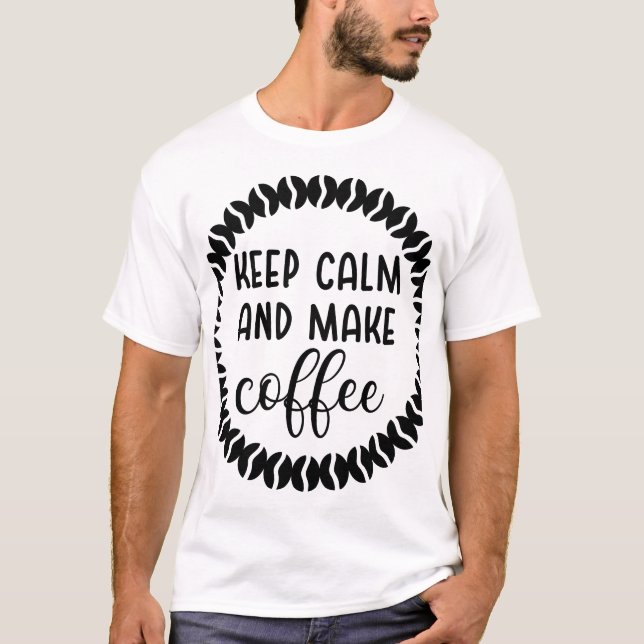 camiseta de café, camiseta de café, tee de café, c (Anverso)