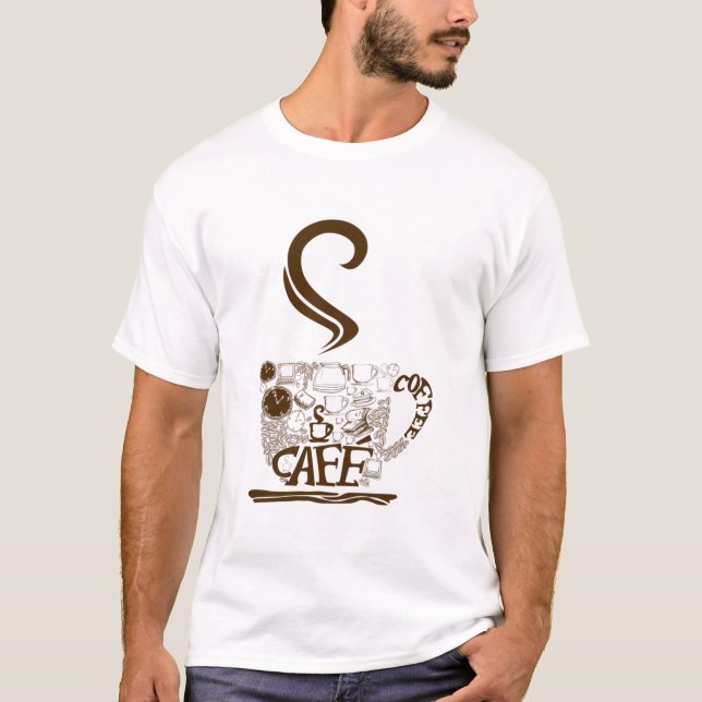 camiseta de café clásico (Anverso)