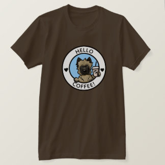 Camiseta de café de Cairn Terrier de KiniArt