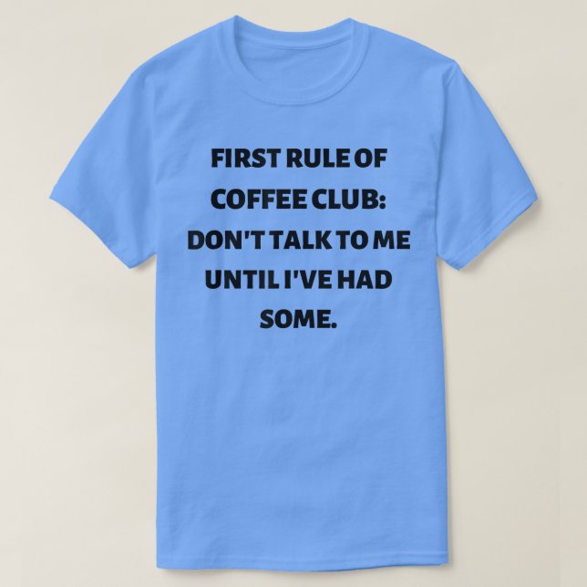 CAMISETA DE CAFÉ DE FUNNY (Diseño del anverso)
