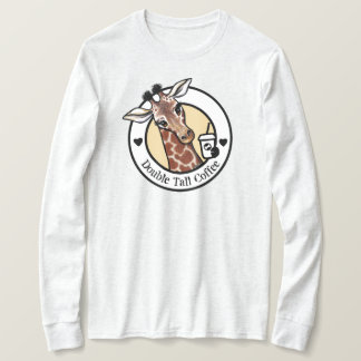 Camiseta de café de jirafa de KiniArt