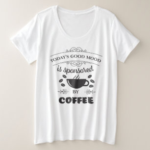 Camiseta de café de mujer